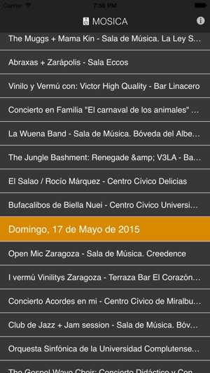 Mosica. Conciertos en Zaragoza(圖1)-速報App