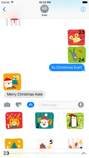 Christmas Count Down Calendar for iMessage(圖1)-速報App