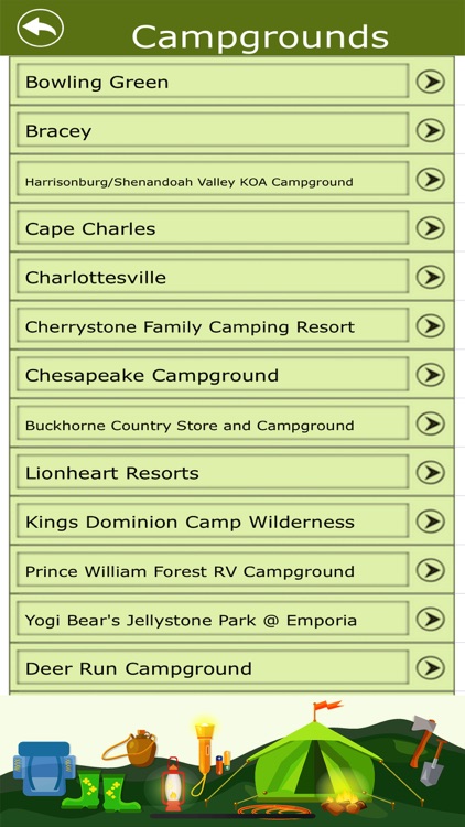 Virginia Campgrounds & Trails