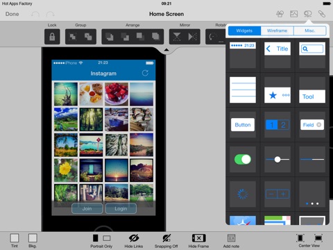 AppCooker - Prototyping & Mockup Studio for iOS screenshot 2