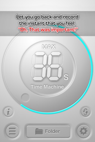 Time Machine Voice Memo screenshot 2