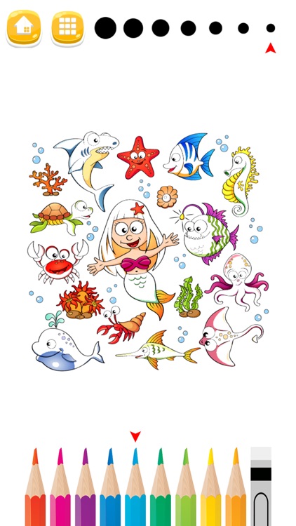 Sea Animals Coloring Pages for Preschool and Kindergarten HD Free