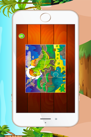 Dinosaur Jigsaw Puzzles Games - Learning Free for Kids Toddler and Preschool screenshot 4