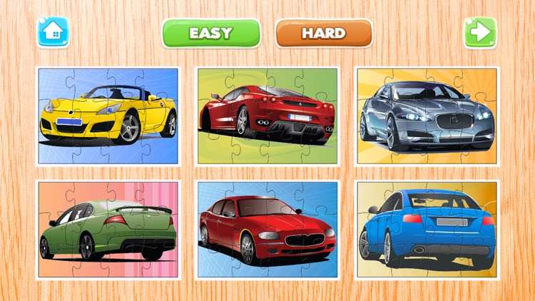 Super Car Puzzle Game Vehicle Jigsaw for kids screenshot-4