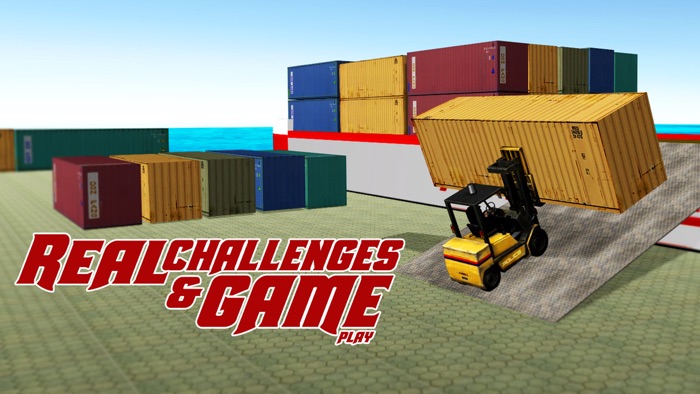 Crane Operator Simulator – Lift cargo containers  transport on heavy truck