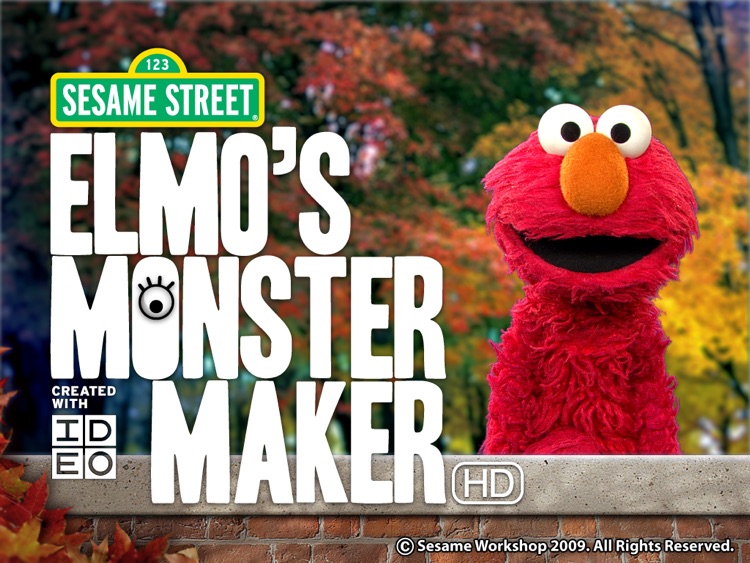 Elmo's Monster Maker HD screenshot-0