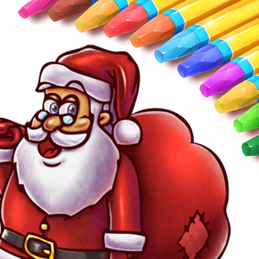 Christmas Color Book For Kids Free Icon