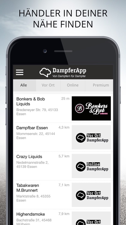 Dampfer App