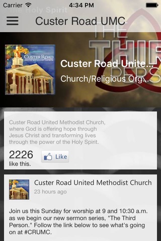 Custer Road United Methodist screenshot 3
