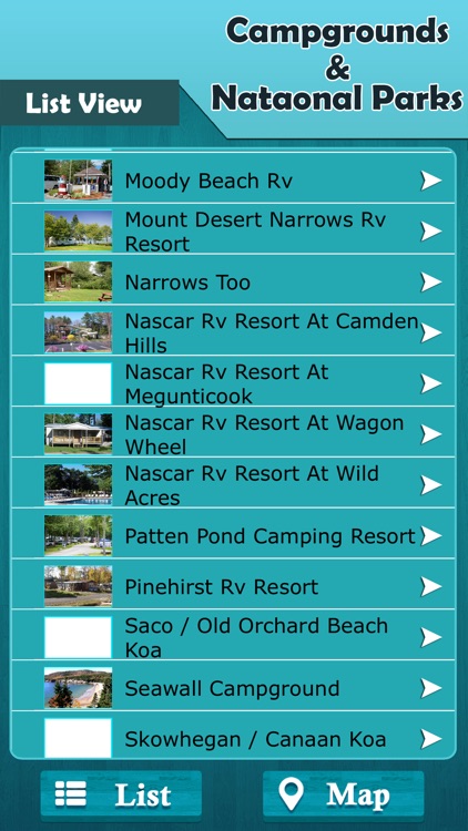 Maine - Campgrounds & National Parks