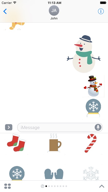 Christmas Stickers Pack For iMessage
