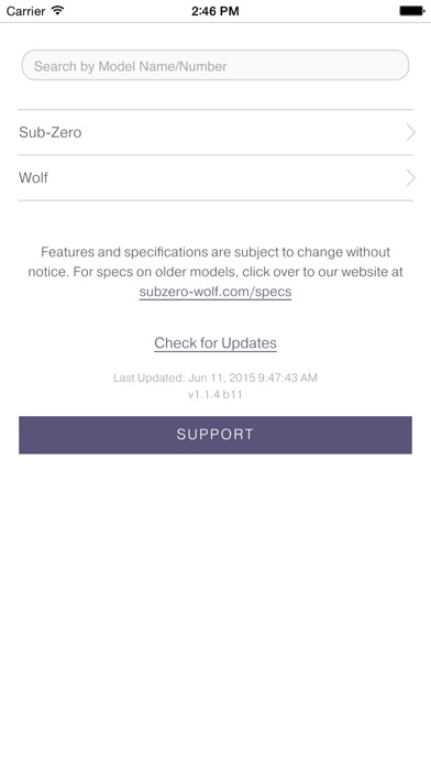 How to cancel & delete Sub-Zero and Wolf Spec App from iphone & ipad 1