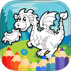 Activities of Dragon Dinosaur Coloring Book HD