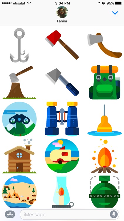 Camping Stickers