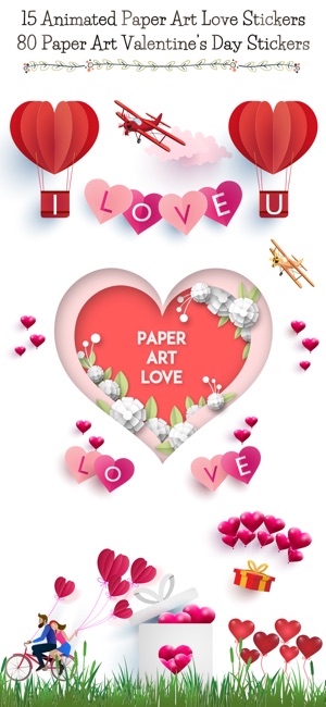 Animated Paper Art Love Pack