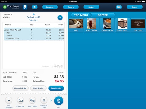 QuickBooks Point of Sale powered by Revel Systems screenshot 3