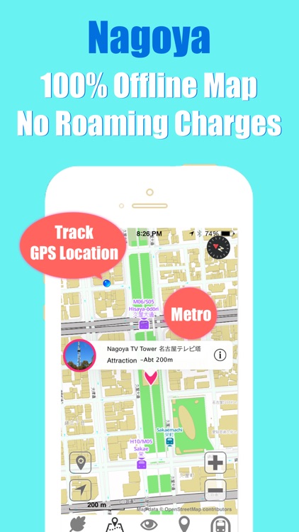 Nagoya travel guide with offline map and Osaka metro transit by BeetleTrip screenshot-3