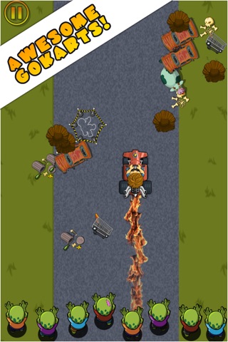 Zombie Go Kart - Tricky Racing screenshot 3