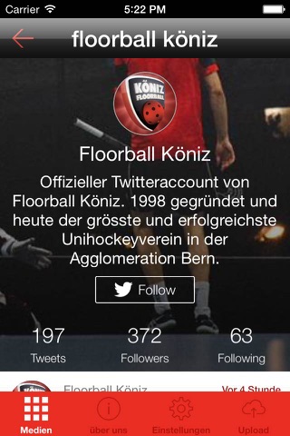 Floorball Köniz screenshot 2