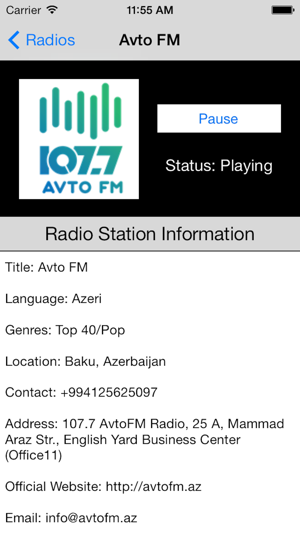 Azerbaijan Radio Live Player (Azərbaycan radio)(圖4)-速報App