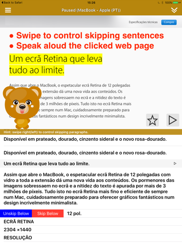 SpeakPortuguese 2 FREE (10 Portuguese TTS) screenshot 2