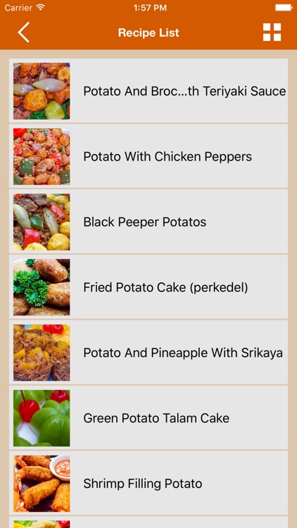 Potato Recipes Asian Creations screenshot-3