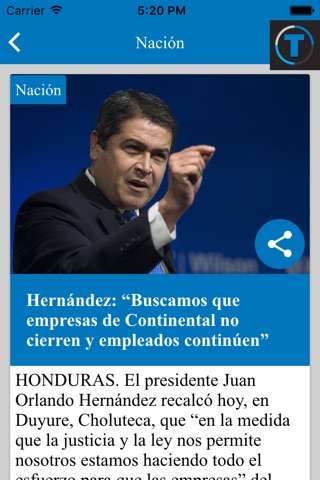 Diario Tiempo Honduras screenshot 2
