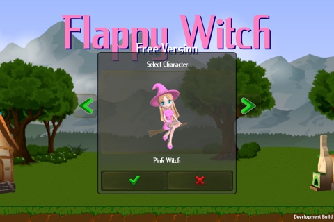 Flappy Witch Free screenshot 2