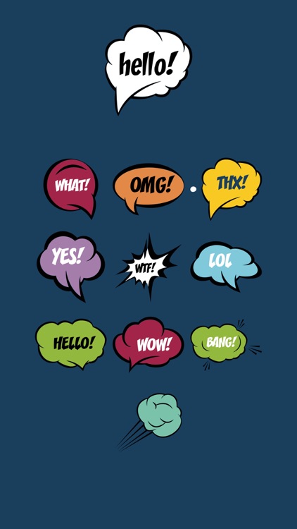 Comics Bubbles Stickers