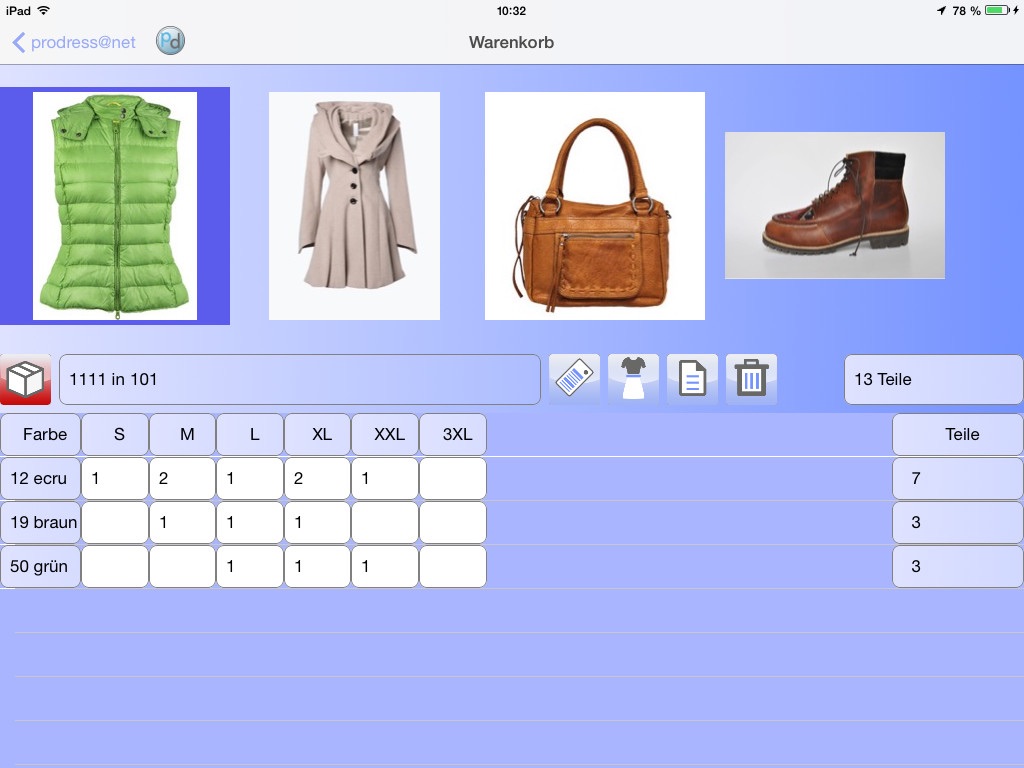 prodress@net screenshot 3