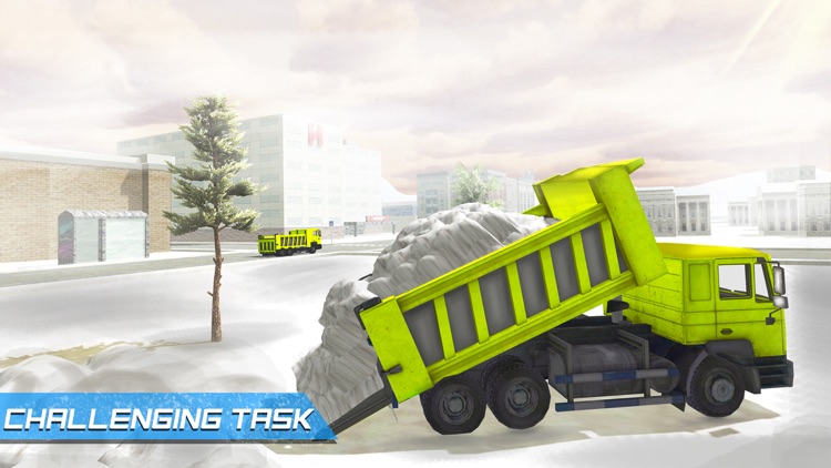 Heavy Snow Excavator Simulator - Plow Truck Rescue screenshot-3