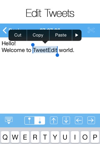 TweetEdit screenshot 2
