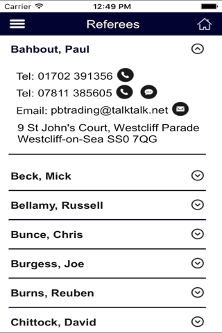 Southend Borough & District Football Combination screenshot 4