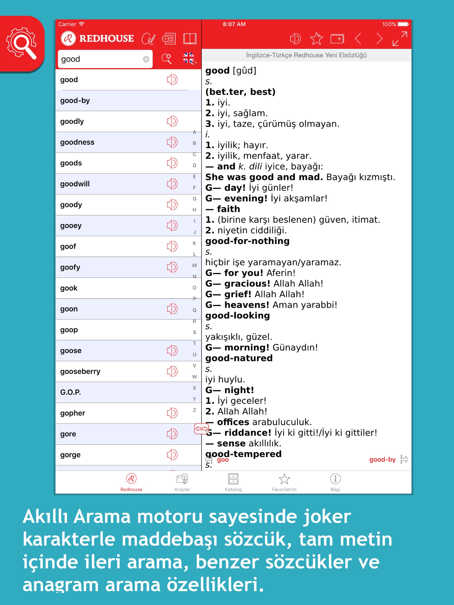 Redhouse Sözlük İngilizce <->Türkçe screenshot 2