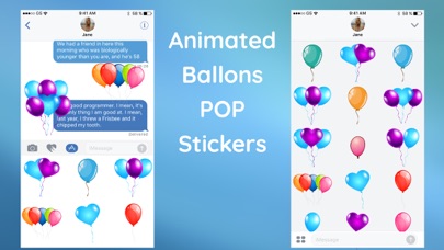 Animated Balloon Birthday Pack screenshot 2