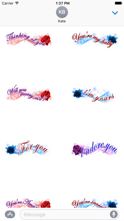 Love Messages Sticker - love stickers for iMessage