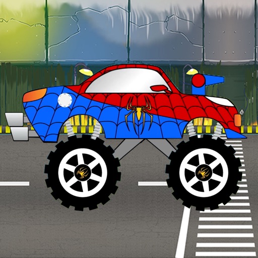 SpiderTruck New York City Racing For SpiderMan iOS App