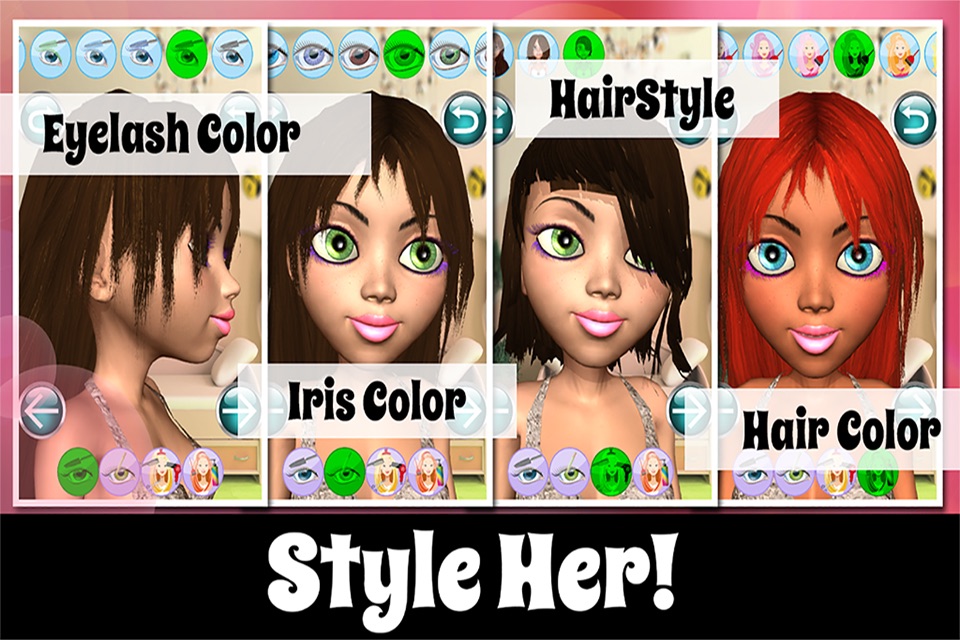 Princess Salon: Make Up Fun 3D screenshot 3