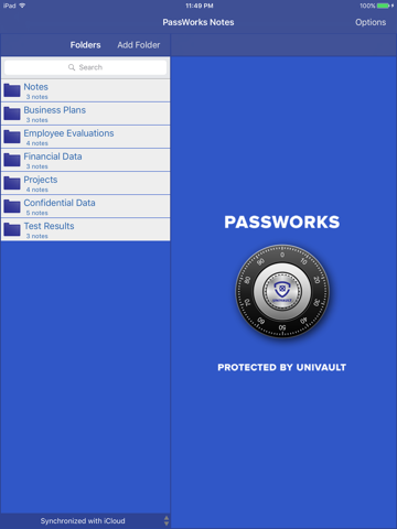 PassWorks Notes for iPad screenshot 3