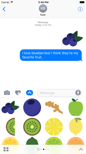 Fruits Sticker Pack for iMessage(圖2)-速報App