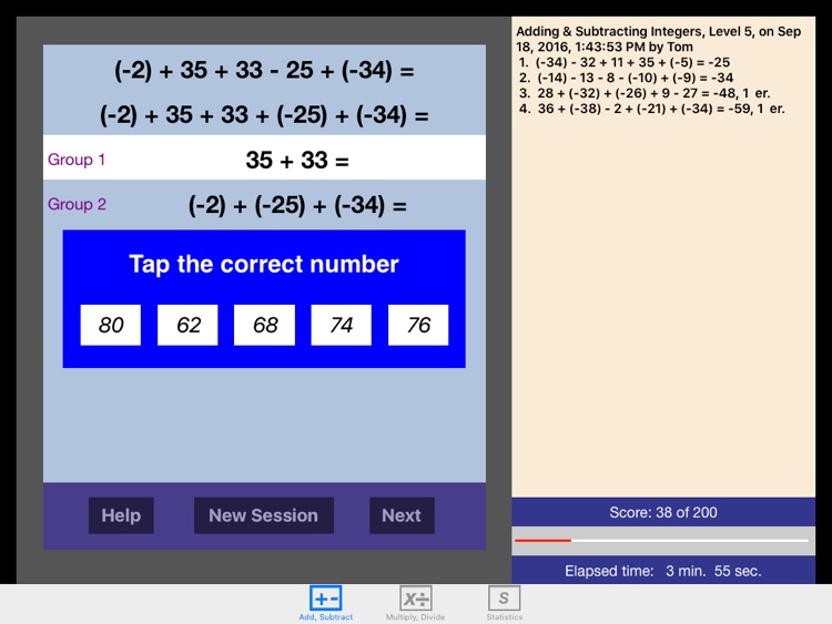 Math Integers