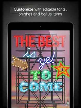 Captura 5 Insta Neon™ Pro Light FX Photo Editor iphone