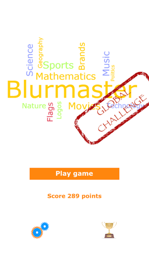 Blurmaster 2 - Trivia quiz