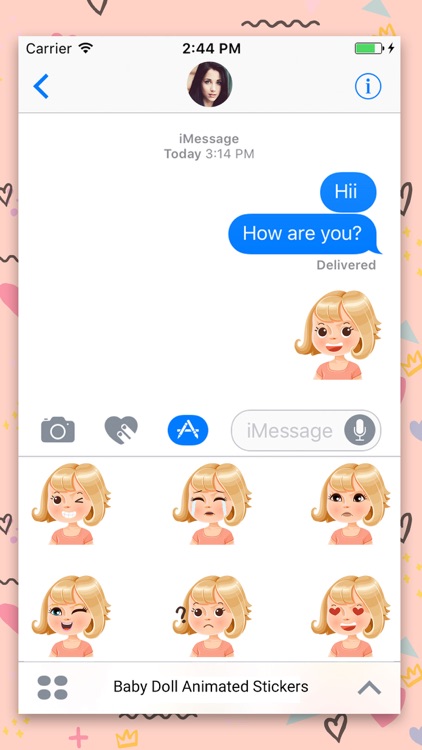 Baby Doll: Animated Stickers