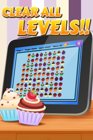 Crazy Cupcake Matching Mania Pro screenshot 2