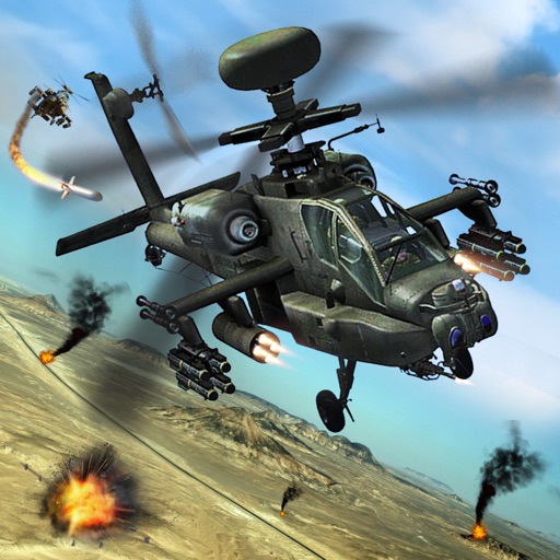 Army Helicopter Gunship: Combat Flight Simulator iOS App