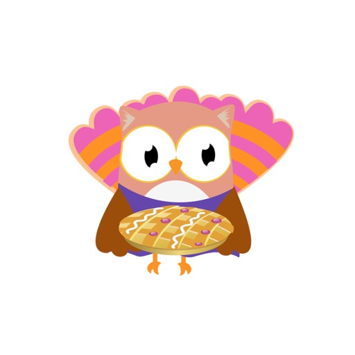 Christmas Owl Stickers - Xmas Turkey Sticker