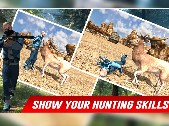 野生动物园鹿狩猎2016年 - 动物狙击第三人