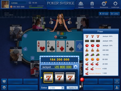 Poker Sverige HD screenshot 2