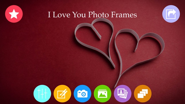 I Love You Photo Frame(圖1)-速報App